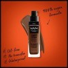 NYX Professional Makeup Fond de Teint Liquide Couvrant Tenue 24h Cant Stop Wont Stop, Waterproof, Fini Mat, Teinte : Deep r