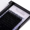 M Curl Silk Lot dextensions de cils en soie pour extensions de cils de marque individuelle M Curl – Courbure inclinée M 0,0