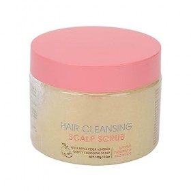 Gommage du Cuir Chevelu au Cidre de Pomme pour le Nettoyage des Cheveux, le Contrôle de Lhuile, la Brillance, Lexfoliant, l