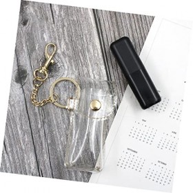 TENDYCOCO 2 Pièces Clip Sur Le Porte-clés Support De Brillant à Lèvres Porte-baume à Lèvres Porte- Pochette Porte-clés Étui D