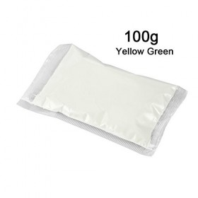 Glow in The Dark Aluminate de Strontium Neutre Glow in The Dark Pigment Fluorescent sans Poudre UV Black Light Vert jaunâtre 