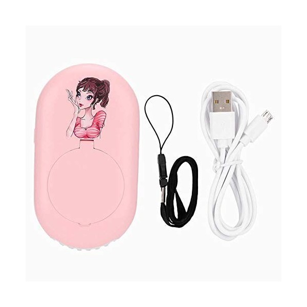 Naroote Redxiao Outil de Cils pour Cils à Faible Bruit pour sèche-Cils Extension de Cils Professionnels USB Portable Pink 