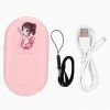 Naroote Redxiao Outil de Cils pour Cils à Faible Bruit pour sèche-Cils Extension de Cils Professionnels USB Portable Pink 