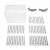 5 couches en plastique faux cils boîte de rangement organisateur de maquillage greffage des cils colle porte-palette maquilla