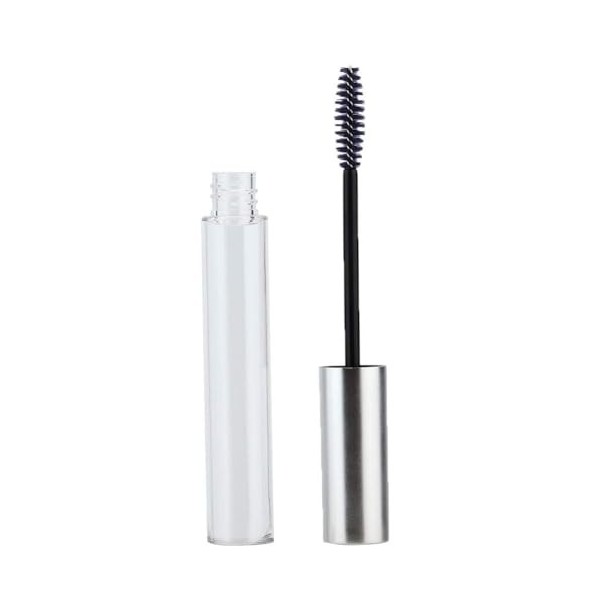 Agatige 10 Pièces Tube Mascara Vide et Brosse, 12 ML Flacon Mascara Plastique Flacon Rechargeable pour Huile de Ricin, Conten