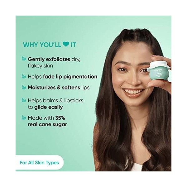 Indian LIP POLISH Choco Mint Exfoliating Sugar Scrub, 15ml Gommages à Lèvres