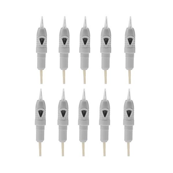 10pcs aiguille de tatouage jetable, aiguilles de stérilisation jetables aiguilles micro stériles jetables de tatouage de lèvr