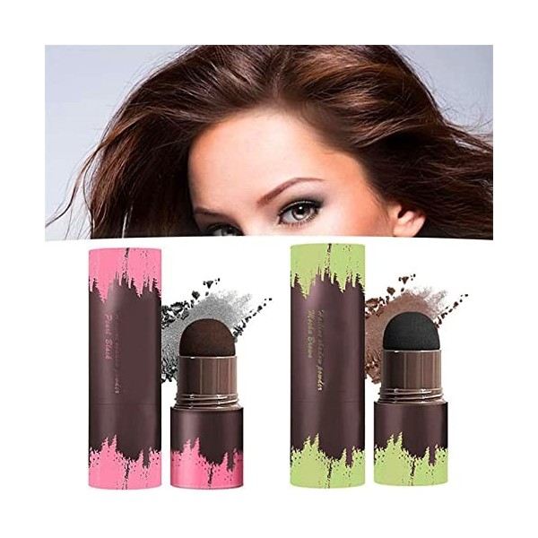 Hair Shading Sponge Pen - 2022 Best Natural Shade Hairline Powder, Hairline Shadow Powder Stick, Waterproof Hair Root Conceal