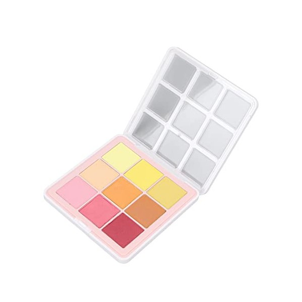 Peinture pour le Corps et le Visage, Palette de Peinture pour le Corps Mate de 9 Couleurs, Hypoallergénique pour Halloween, 1