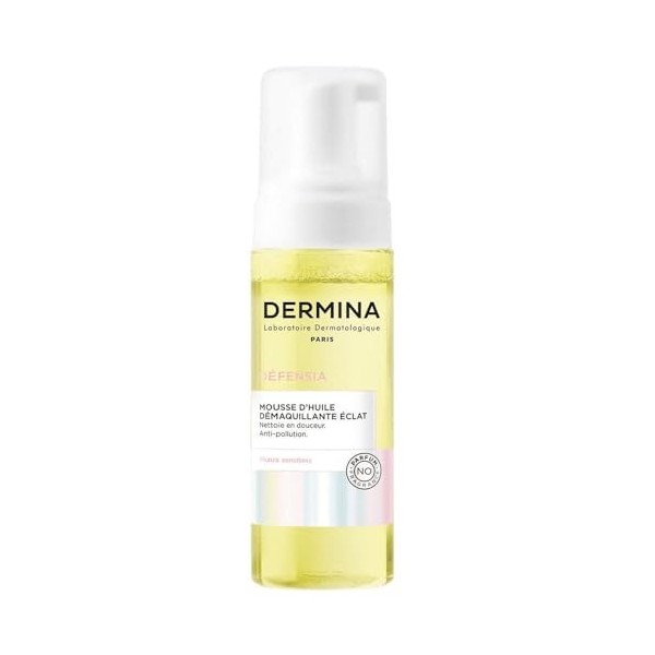 Dermina Défensia Mousse dHuile Démaquillante Eclat 150ml