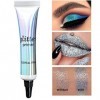 Glitter Primer, Primaire Ombre à Paupières, Crème Surligneur Fond de Teint Ombre À Paupières Ombre À Paupières