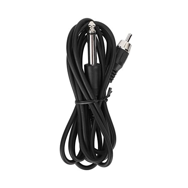 5.9ft Tattoo Clip Cord, RCA Tattoo Gun Machine Clip Cord Flexible Silicone Tattoo Power Supply Connection Cable Tattoo Machin