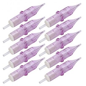 Boîte daiguilles de tatouage, profession 10 pièces boîte unique aiguille de tatouage jetable sûre et hygiénique pour la mais