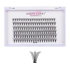 Faux cils individuellement pour les extensions de cils mélangeant des cils individuels en queue de poisson, cils individuels 