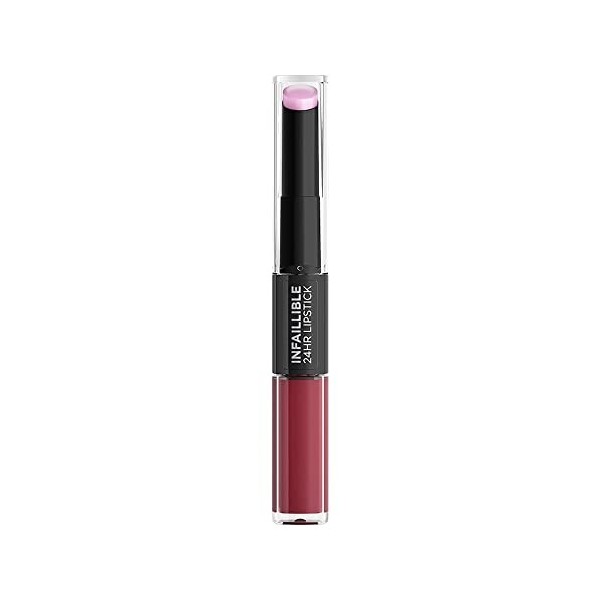 LOréal Paris Infaillible 2-Step 806 Infinite Intimacy Rouge à lèvres 24 heures avec baume hydratant pour les lèvres