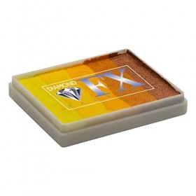 Diamond FX Split Cake - Wild Cheetah RS50-78, gâteaux arc-en-ciel de qualité professionnelle, peinture faciale activée à lea