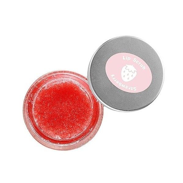 S8B1 - Exfoliant pour les lèvres - 20 g - Pour les peaux mortes - Hydratant - Prévention des lignes de rouge à lèvres - Réduc...