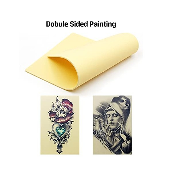 5 PCS Blank Thick Tattoo Practice Skin Fake Skin 8"*12" Tattoo Learning Pads -Double Sided Pelle di Silicone Riutilizzabile P