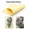 5 PCS Blank Thick Tattoo Practice Skin Fake Skin 8"*12" Tattoo Learning Pads -Double Sided Pelle di Silicone Riutilizzabile P