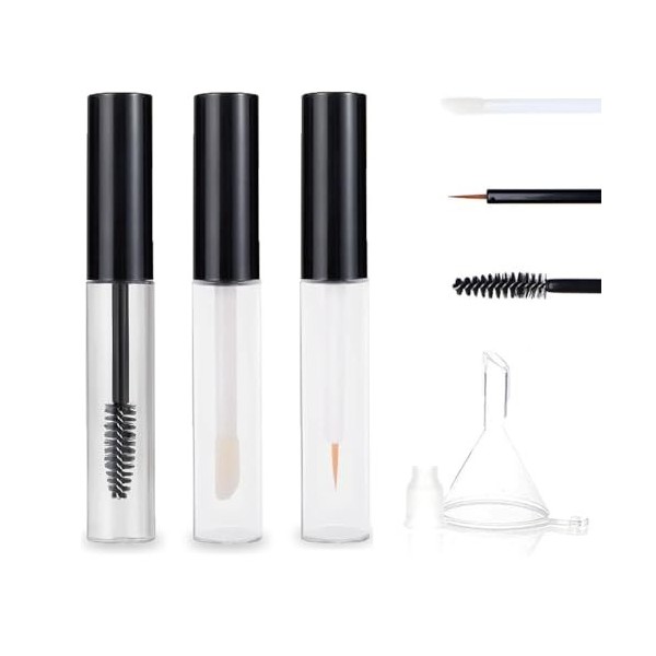 Empty Mascara Tube And Wand, Mascara Tubes Empty For Castor Oil, Eyeliner Tube And Lip Gloss Tubes, DIY Mascara Tubes Empty F