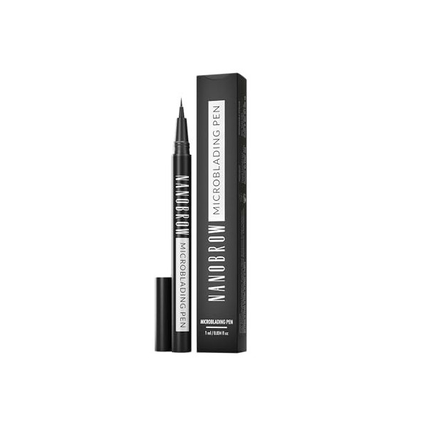 Crayon sourcil Nanobrow Microblading Pen Espresso - Amélioration, épaississement et remplissage des sourcils. Stylo à sourcil