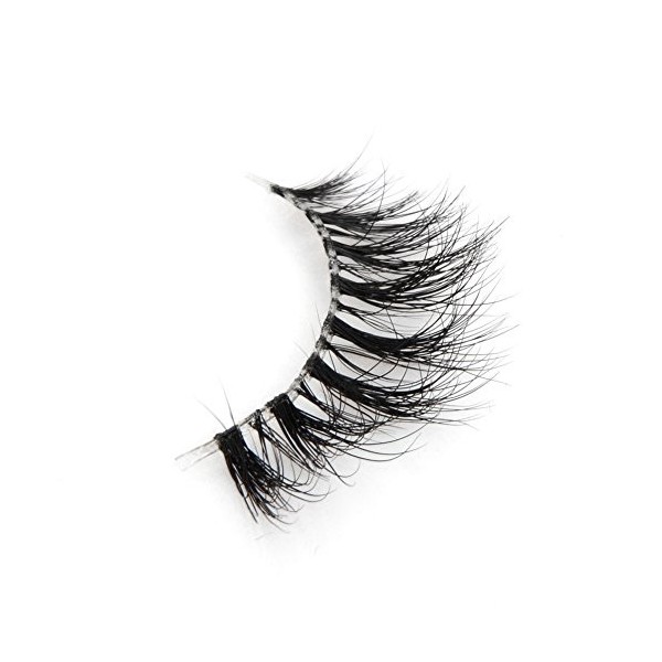 Arison Lashes 3D Mink Fur Fake Eye Lash Invisible Transparent Band False Eyelashes 100% Siberian Mink Pure Hand-made Natural 