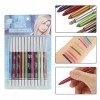 12 couleurs imperméable longue durée Ombre à paupières Eyeliner Lipliner Crayon Cosmétique Stylo Maquillage Ensemble