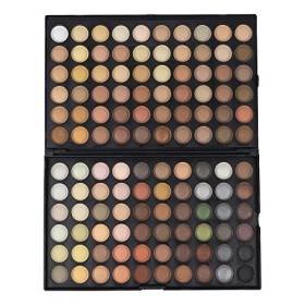 LaRoc Palette de fards à paupières 120 couleurs, Maquillage Professionnel Pigmenté Shimmer Matte MUA Artiste Coffret Cadeau K