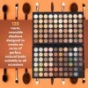 LaRoc Palette de fards à paupières 120 couleurs, Maquillage Professionnel Pigmenté Shimmer Matte MUA Artiste Coffret Cadeau K