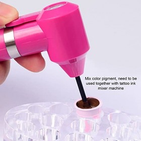 100pcs Bâtons de Mélange Dencre de Tatouage, Bâtons Jetables de Machine de Mélangeur de Colorant