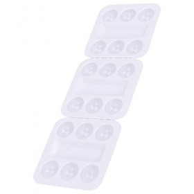 30pcs Plateau de Tasse Dencre de Tatouage Support de Plateau de Pigment Dencre de Tatouage en Plastique Jetable pour Sourci