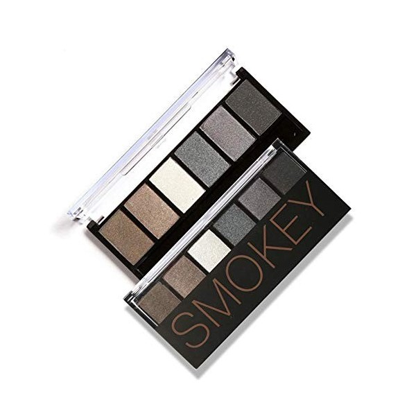 6 couleurs Shimmer Matte Eyeshadow Palette Cosmetic Plate Maquillage longue durée Smokey Eye 2 