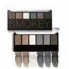 6 couleurs Shimmer Matte Eyeshadow Palette Cosmetic Plate Maquillage longue durée Smokey Eye 2 