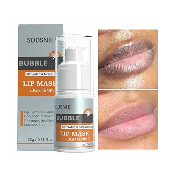 Umifica Gommage pour Les lèvres | Bubble Lip Scrubs Exfoliant et Hydratant,Gommage au Sucre pour Les lèvres, Gommage Doux Nat