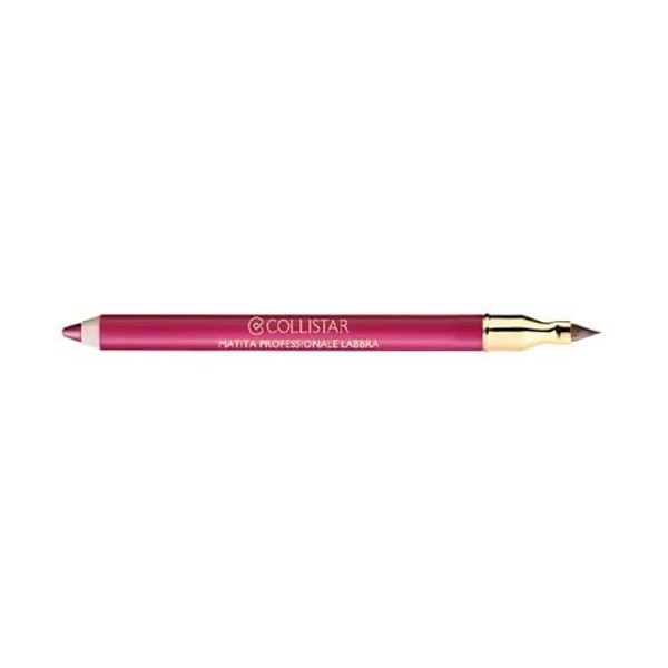 Collistar Crayon professionnel Labbra, n°17 Fuchsia dune, Crayon à lèvres imperméable et longue durée, fumé avec pinceau 1,2 