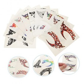POPETPOP 10 Paires DAutocollants Appliqués Autocollants De Transfert Autocollants DOmbre À Paupières Adhésifs Autocollants 
