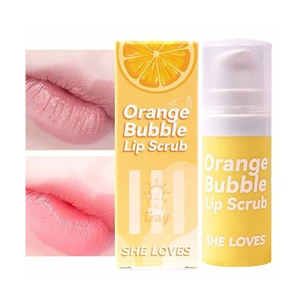 Niktule Gommage pour Les lèvres à Bulles - Bubble Lip Scrubs Exfoliant & Hydratant | Démaquillant pour Les lèvres et Gommage 