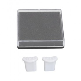 10 Ensembles de Tampons Dextensions de Cils Inférieurs Réutilisables de Forme Incurvée pour un Maquillage Facile