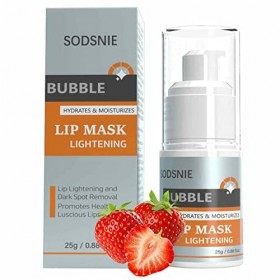 SYNYEY Gommage pour Les lèvres à Bulles - Bubble Lip Scrubs Exfoliant et Hydratant - Gommage au Sucre pour Les lèvres, Gommag