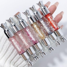 6 Couleurs Hydrating Lip Gloss Set, Baume à Lèvres Transparent à Lacide Hyaluronique, Baume à Lèvres Légèrement Teinté Gloss