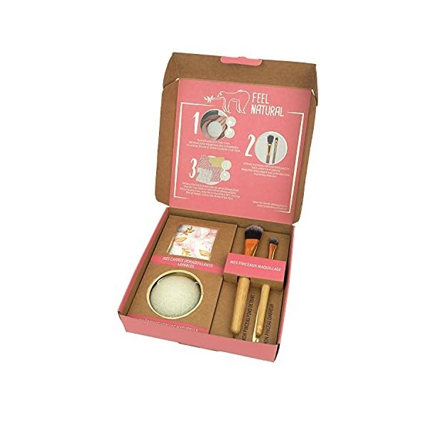 Feel Natural Coffret beauté naturelle - 7 accessoires - visage