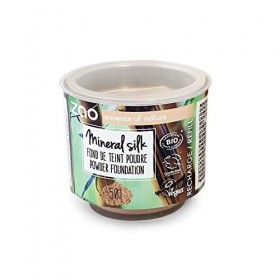 Zao Refill Mineral Silk 501 Recharge pour Poudre / Maquillage Minéral bio, végan , Ivoire Beige & Abricot Clair, 111501