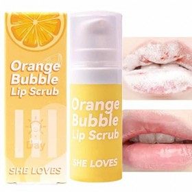 Vigcebit Gommage pour Les lèvres à Bulles, Exfoliant et hydratant Bubble Lip Scrub, Gommage au Sucre pour Les lèvres, Gommage