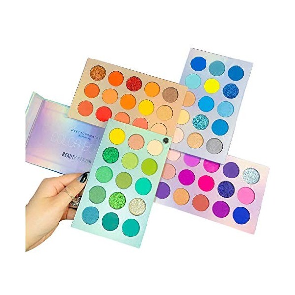 Palette de fards à paupières Beauty Searcher 60 couleurs