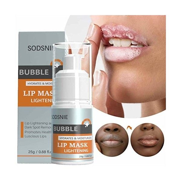 linshesf Gommage pour Les lèvres | Bubble Lip Scrub et exfoliant pour Les lèvres - Gommage au Sucre pour Les lèvres, Gommage 