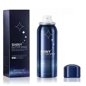 MKNZOME Spray Pailleté, Bombe Paillette Cheveux et Corps Spray Paillette Cheveux Paillette Corps Spray à Paillettes Séchage R