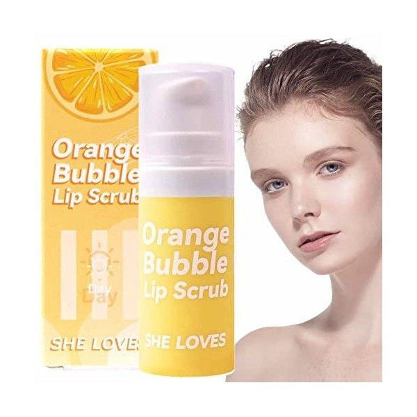 Gidenfly Gommage pour Les lèvres à Bulles - Exfoliant Hydratant Lèvres Bubble Scrub - Baume à lèvres hydratant Gommage pour L