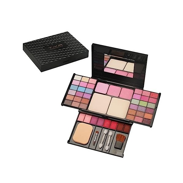 Palette de Fard à Paupières, Palette de Maquillage Mat Pailleté, Palette de Fards à Paupières Set de Maquillage Femme, Kit de