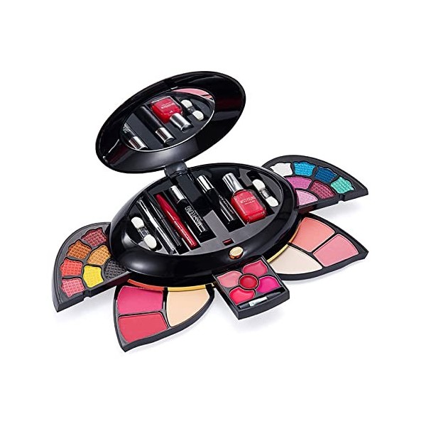 Palette de Fard à Paupières, Palette de Maquillage Mat Pailleté, Palette de Fards à Paupières Set de Maquillage Femme, Kit de