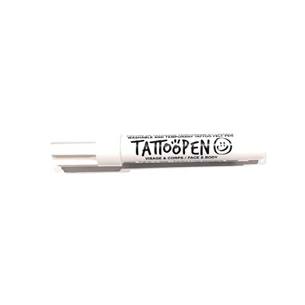 udc Nailmatic, feutre de tatouage temporaire blanc